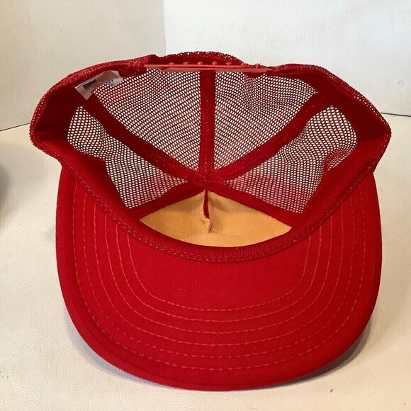 Vintage Agway Red Trucker Hat The Winner Tag Made USA Snapback One Size - Picture 6 of 7